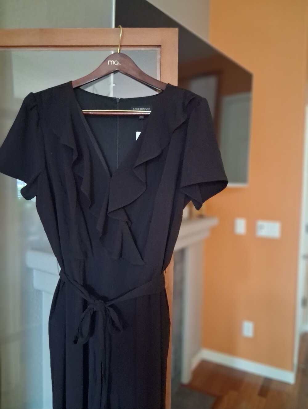 NWT Lane Bryant Black Jumpsuit Size 18